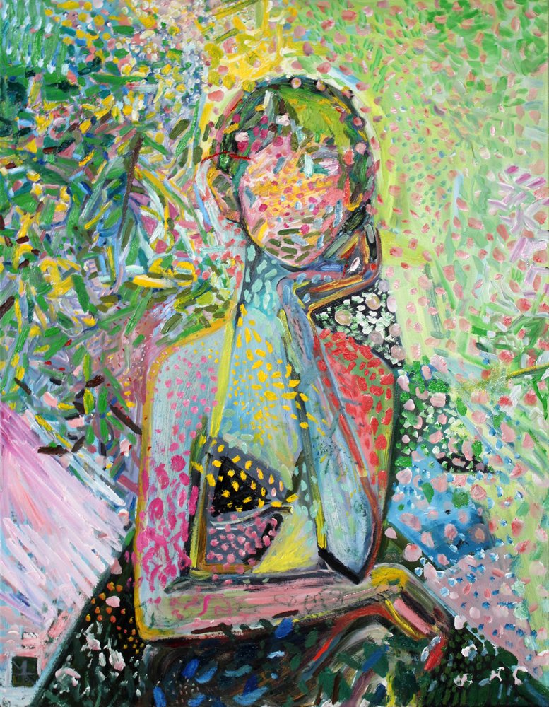 Ritratto di un giardino colorato da Marina Nelson