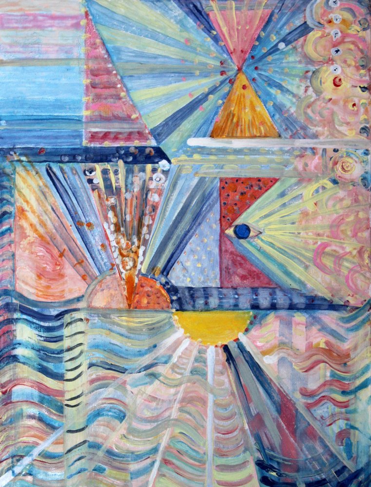 Riflessi solari dai colori vivaci da Marina Nelson