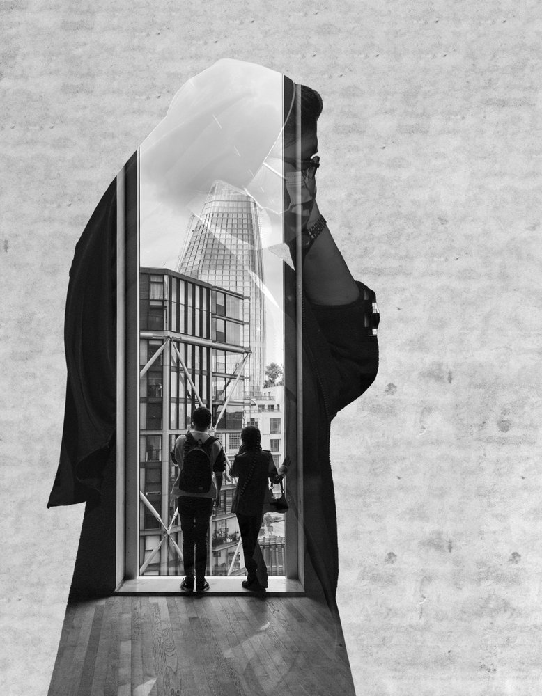 Visione urbana a doppia esposizione da Martin Agius