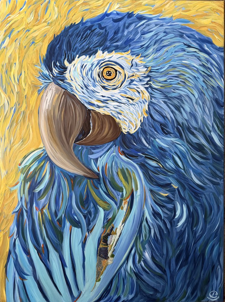 Ara blu brillante da Maryna Kovalchuk