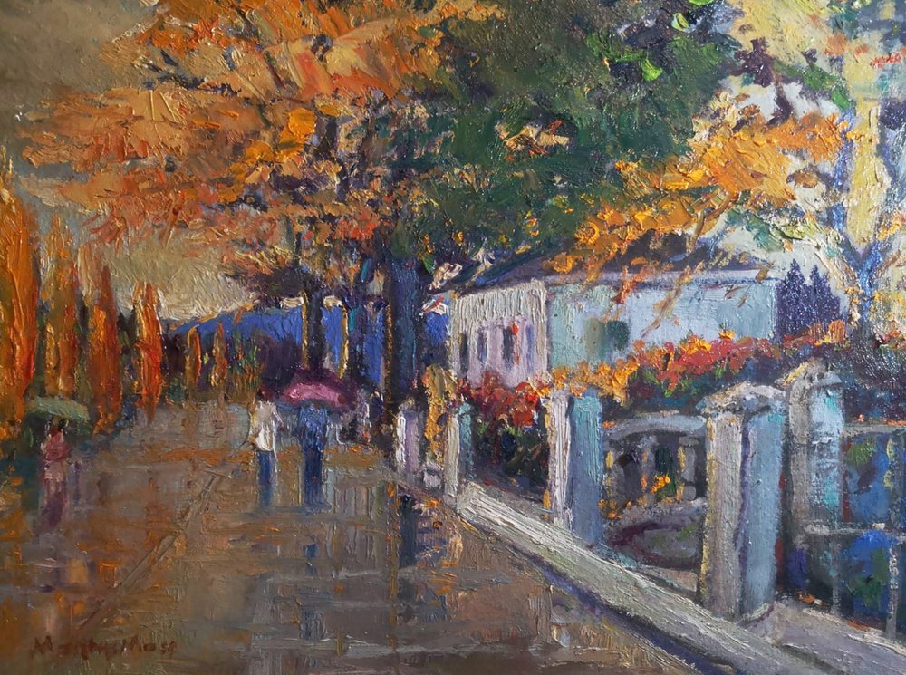 Strada piovosa d