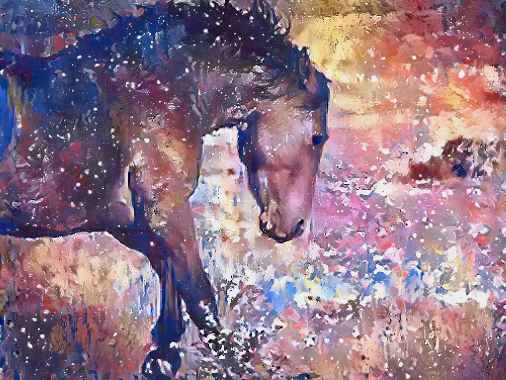 Splash del cavallo vivace da Matthys Moss