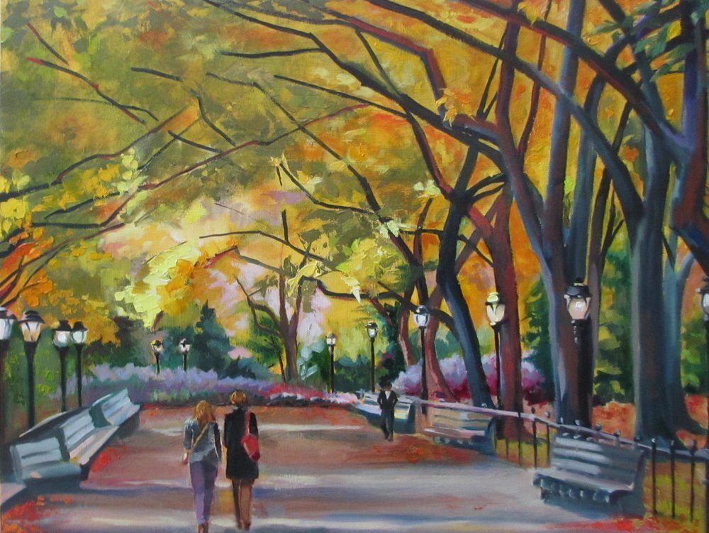 Passeggiata autunnale nel parco da Maxine Shore