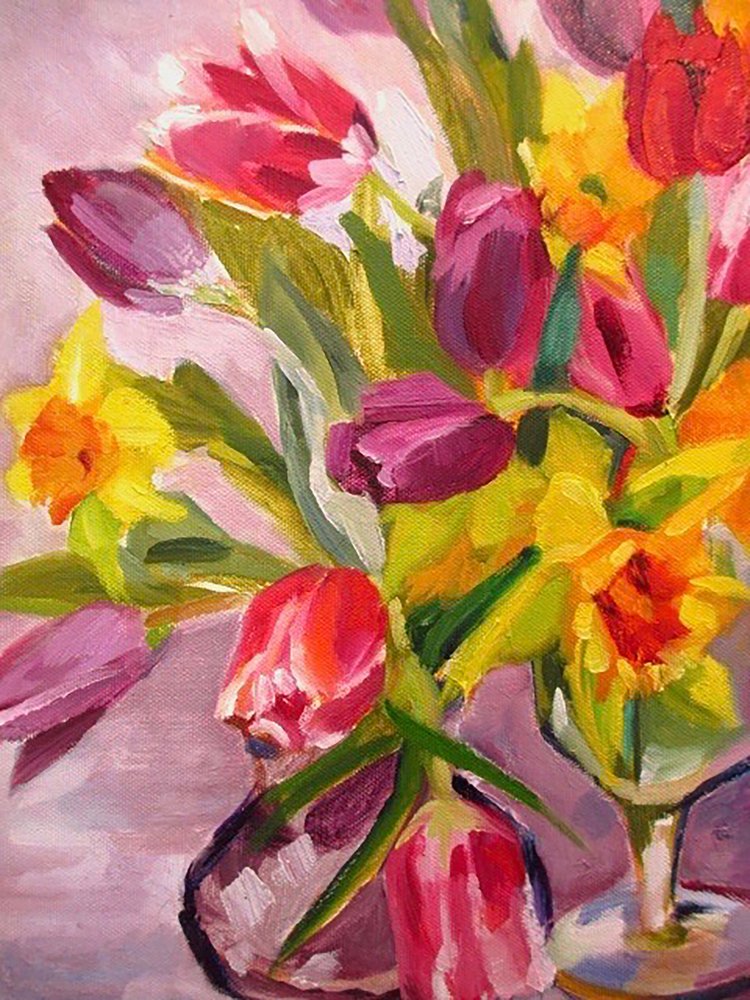 Fiori primaverili dai colori vivaci da Maxine Shore
