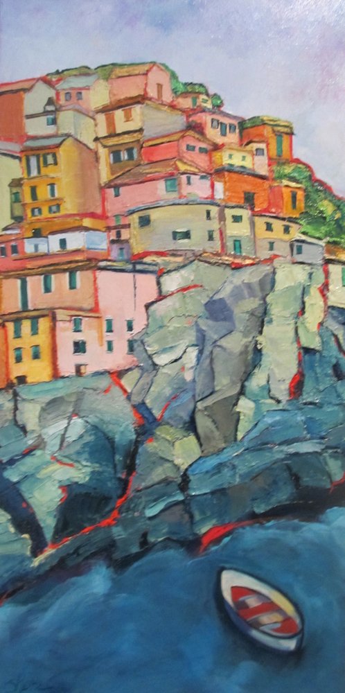 La pittoresca costa delle Cinque Terre da Maxine Shore