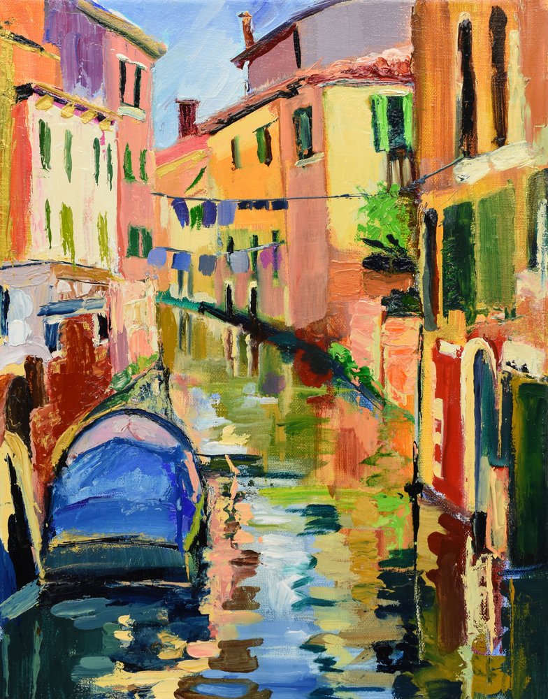 Il colorato canale di Venezia da Maxine Shore