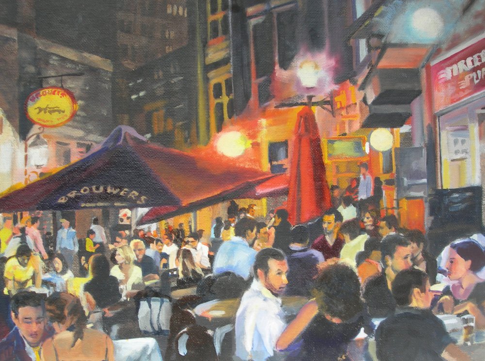 Lively Night Cafe da Maxine Shore