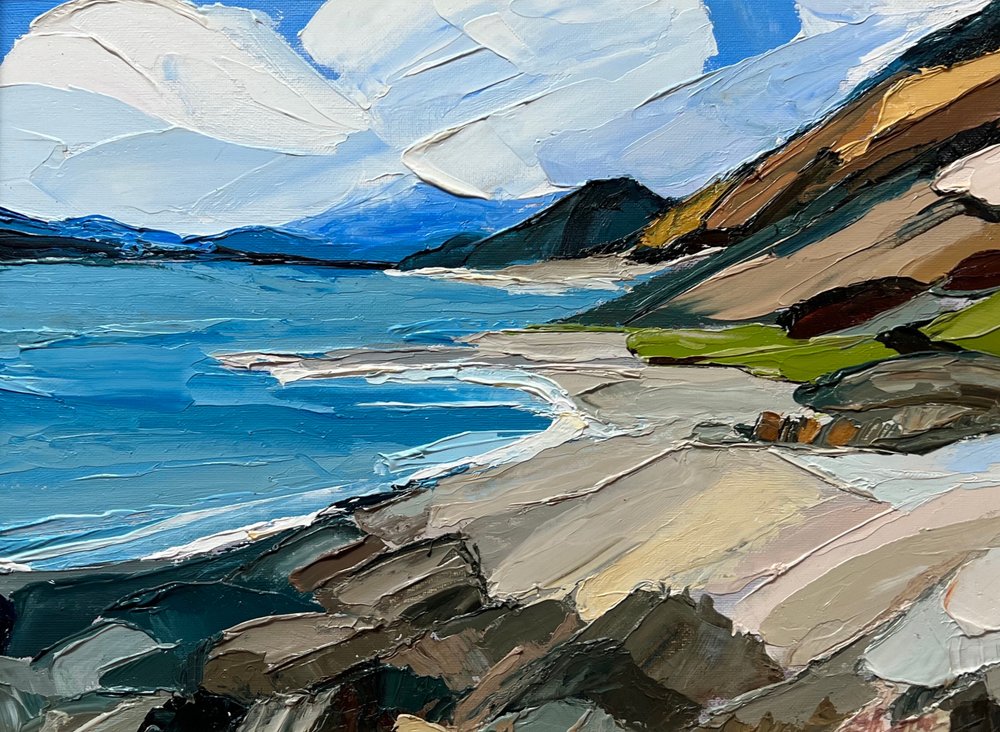 Paesaggio costiero sereno da Maxine Shore