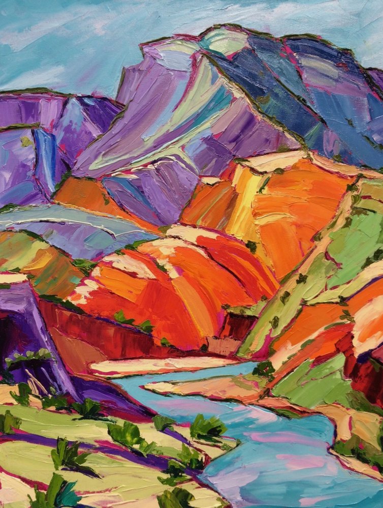 Il vivace fiume del Canyon da Maxine Shore