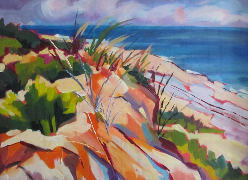 Dune costiere dai colori vivaci da Maxine Shore