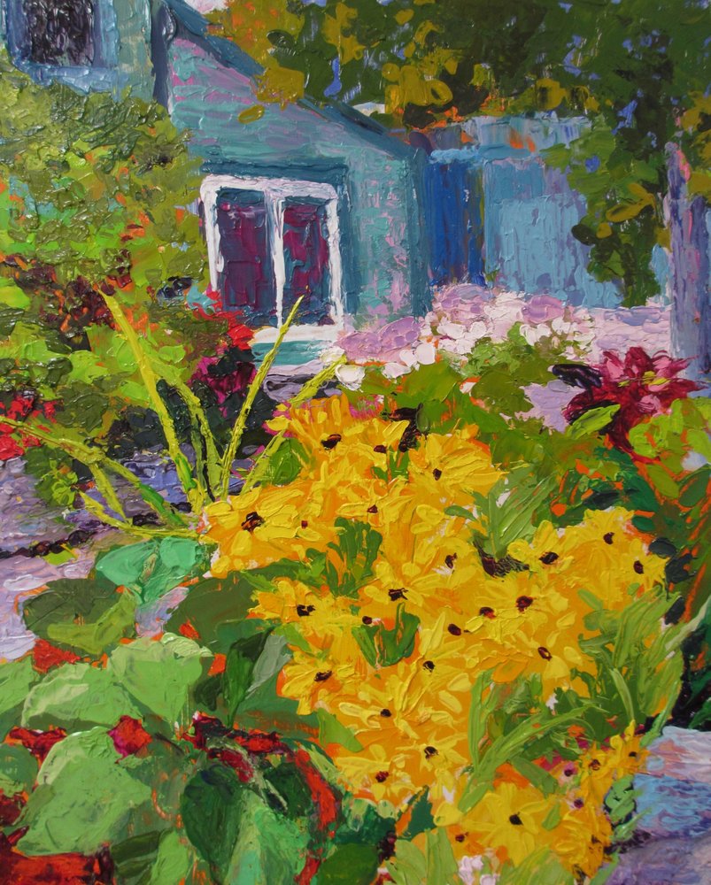 Cottage dal giardino rigoglioso da Maxine Shore