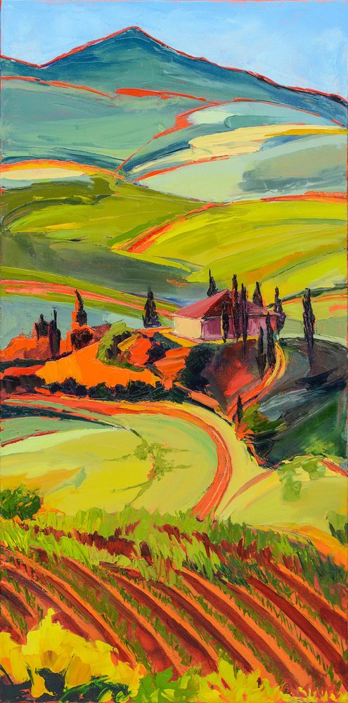 Il vivace paesaggio toscano da Maxine Shore