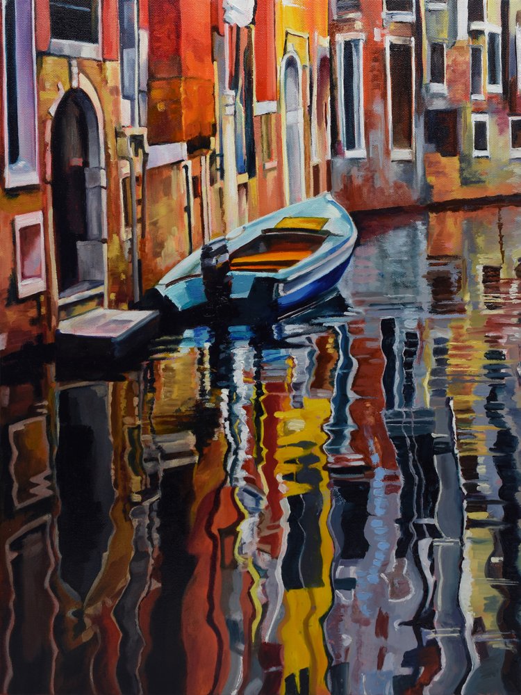 Barca "Vibrant Venice" da Maxine Shore