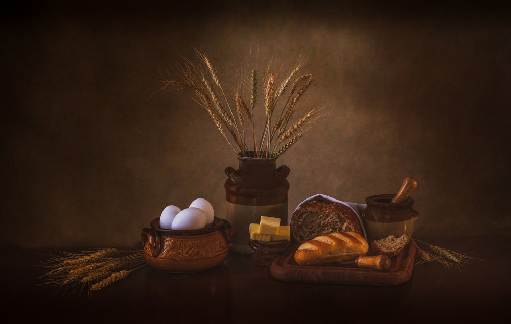 Natura morta “Golden Harvest” da May G