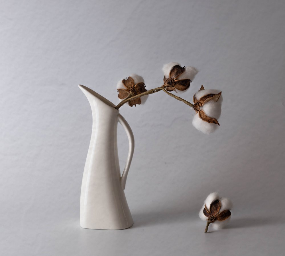 Vaso minimalista in cotone da May G