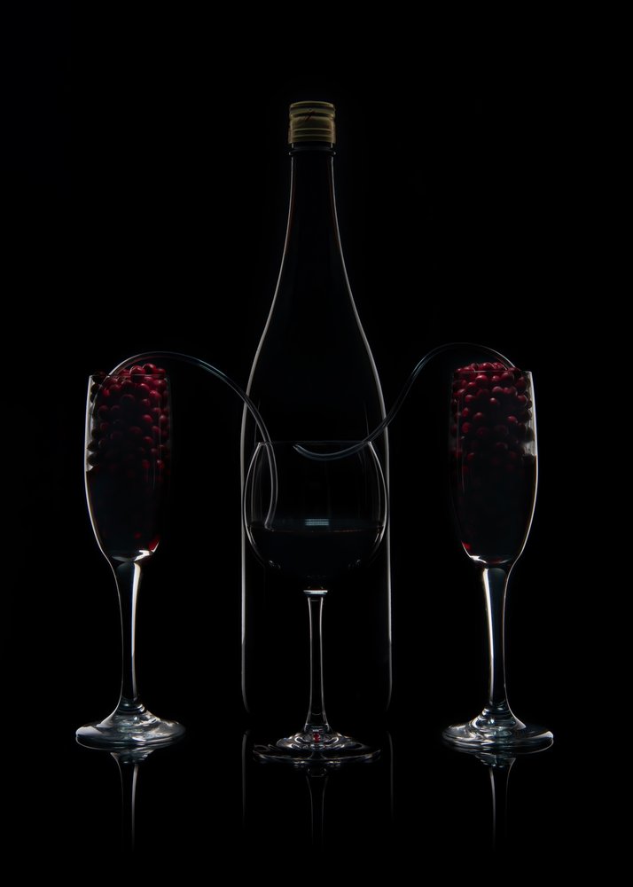 Elegante riflesso del vino da Ming Chen