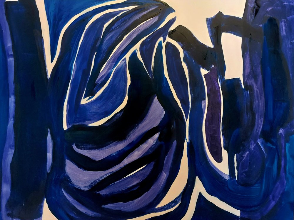 Astrazione blu intenso da Monika Riethmueller