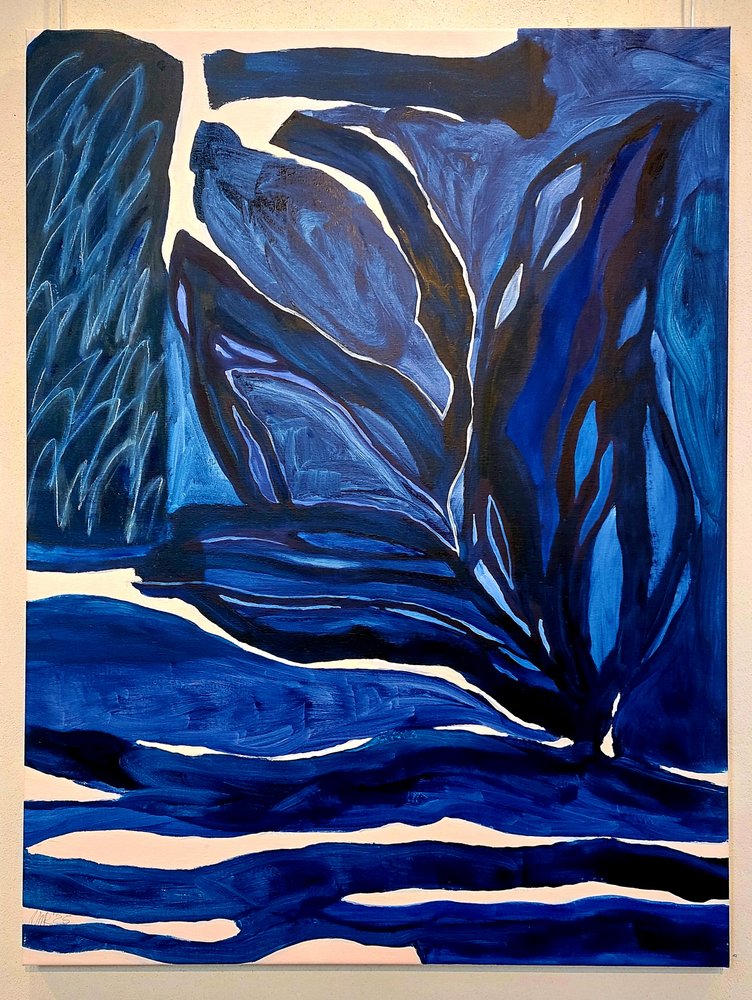 Fluido blu: natura astratta da Monika Riethmueller