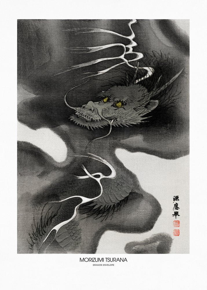 Dragon Envelope (1809-1892) – Xilografie d