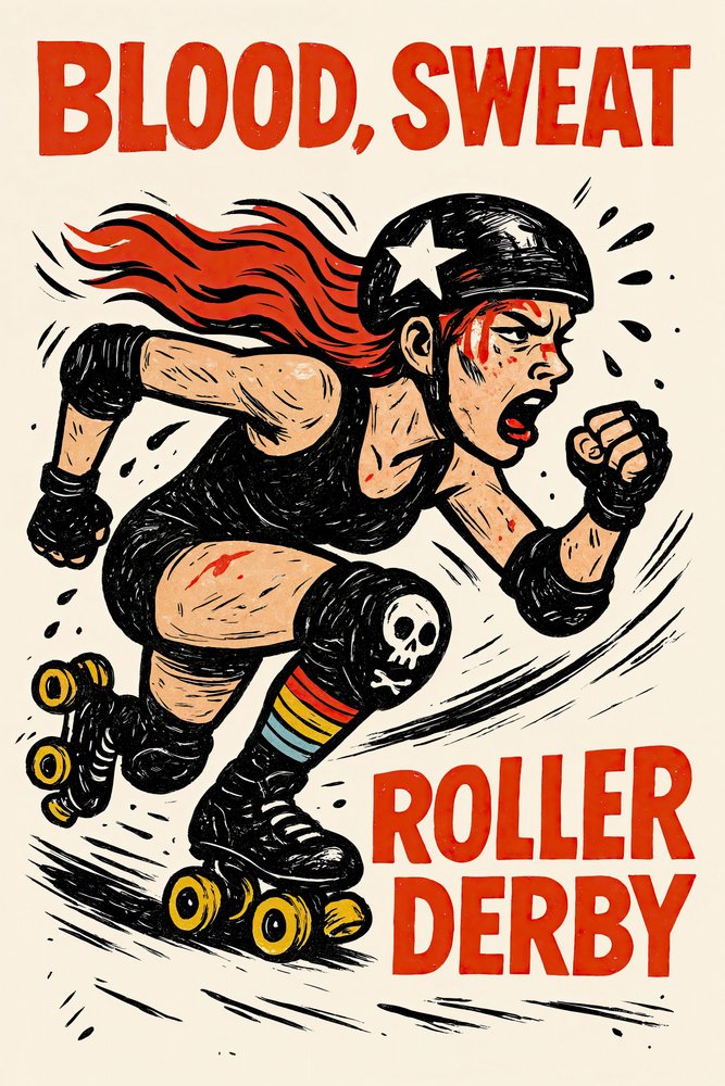 Roller Derby: sangue, sudore e lacrime da Natalie Bruns