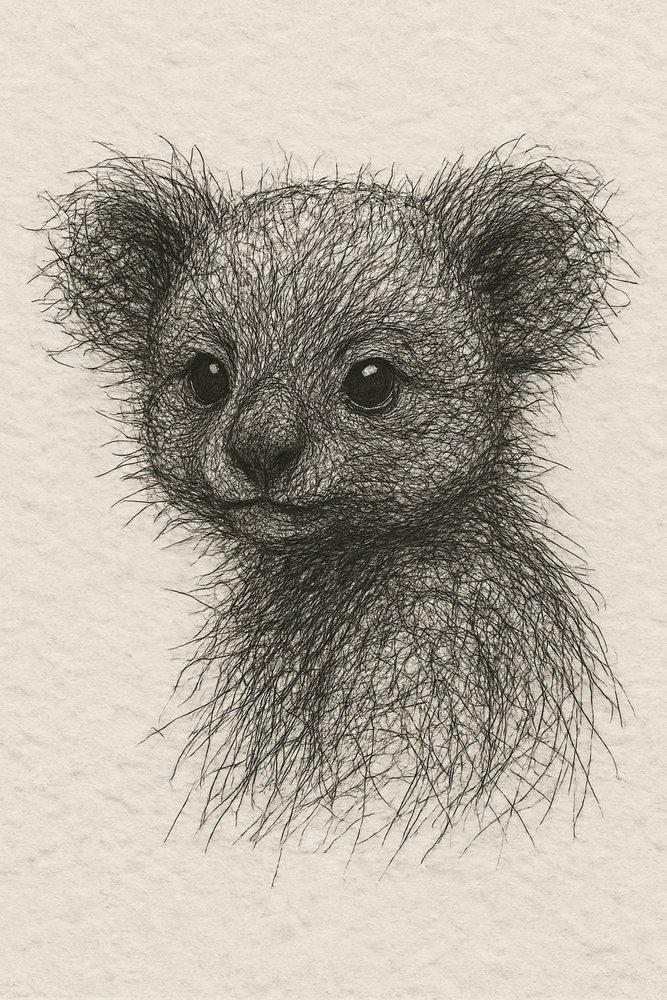 Disegno di un simpatico cucciolo di koala da Natalie Bruns