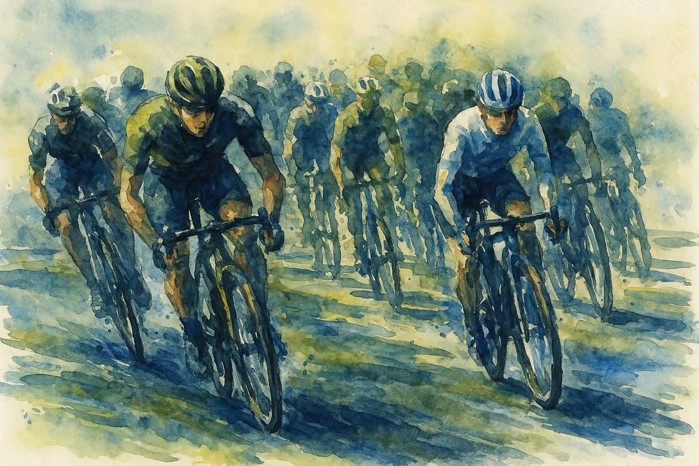 Gara ciclistica dinamica da Natalie Bruns