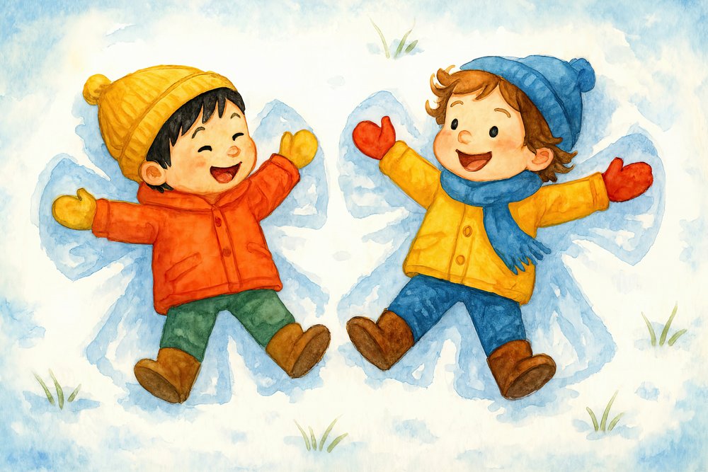 Angeli di neve felici da Natalie Bruns