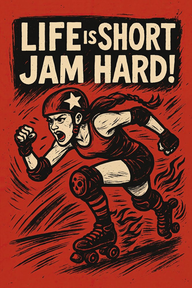 Roller Derby Jam Hard da Natalie Bruns