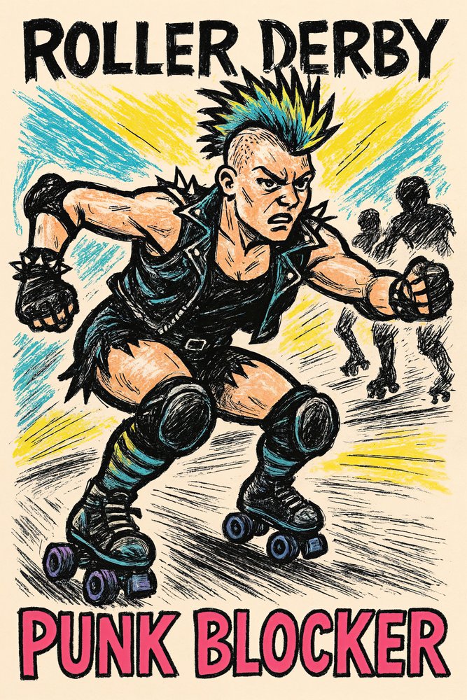 Roller Derby Punk Blocker da Natalie Bruns