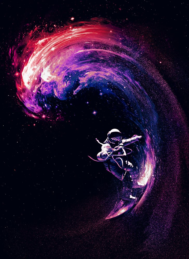 Astronauta Cosmic Surf da Nicebleed