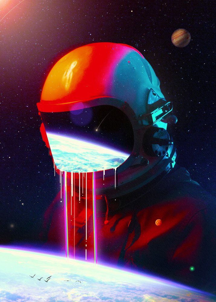 Astronaut Earthscape Flow da Nicebleed