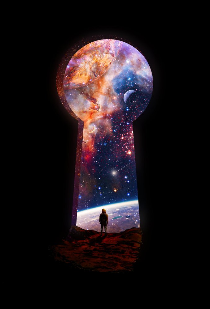Il buco della serratura cosmico da Nicebleed