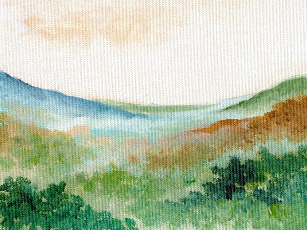 La serenità delle montagne nebbiose da Nikita Jariwala