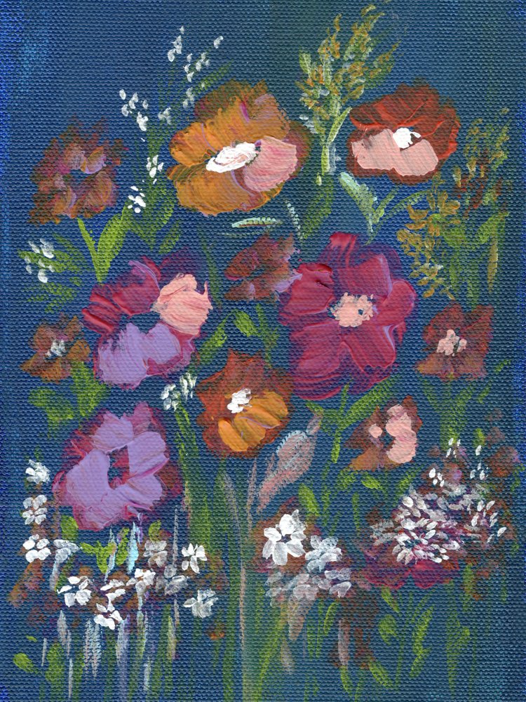 Bouquet floreale dai colori vivaci da Nikita Jariwala