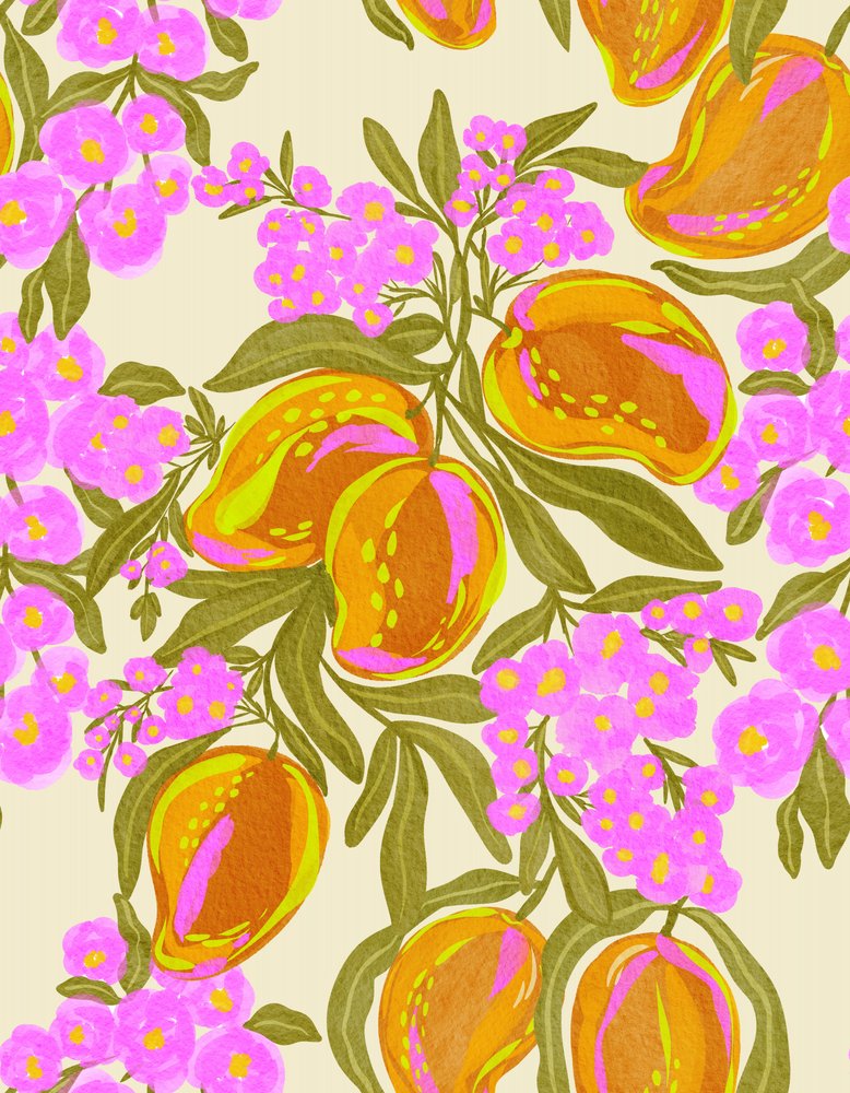 Fiori di mango dai colori vivaci da Nikita Jariwala