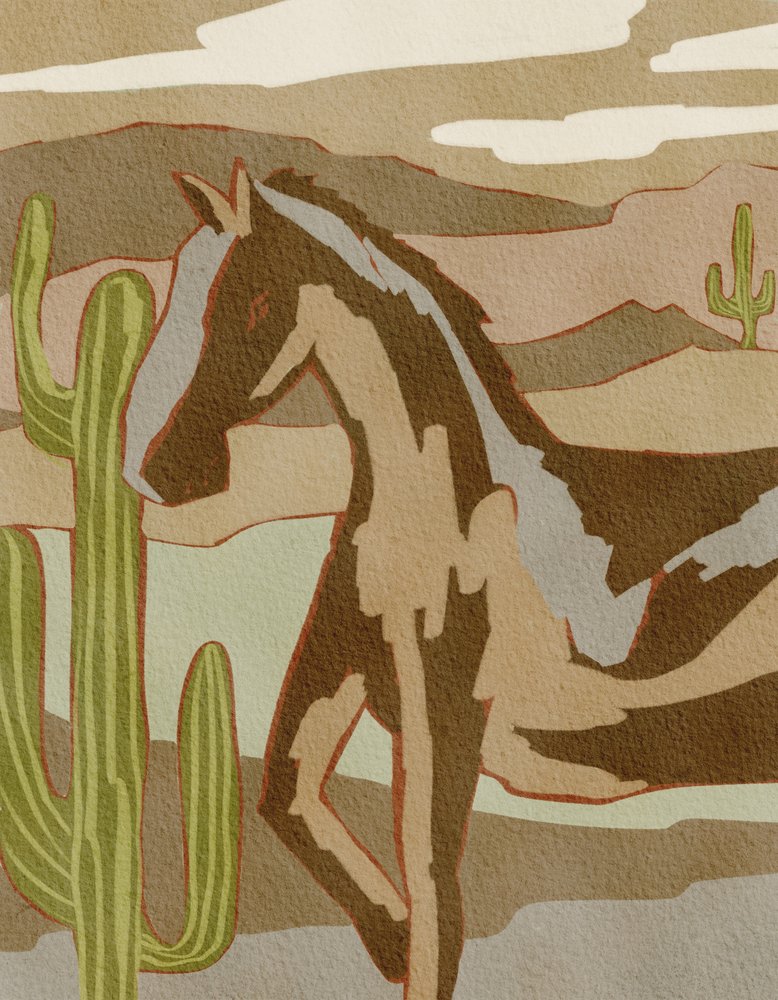 Cavallo selvatico del deserto da Nikita Jariwala
