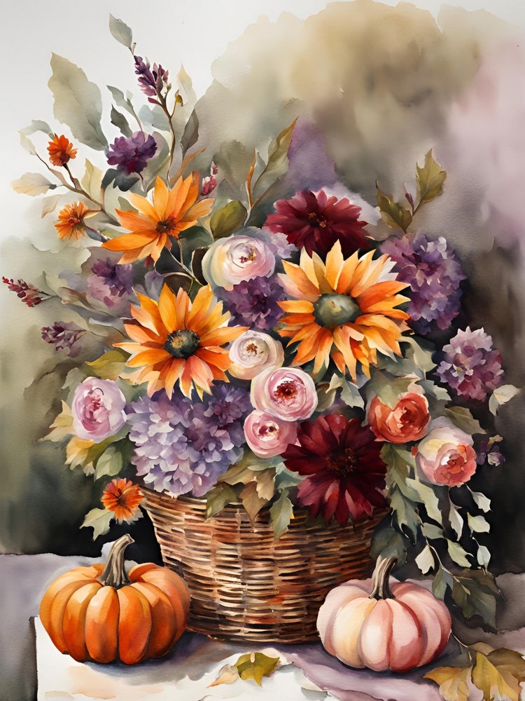 Raccolta floreale autunnale da Ohkimiko