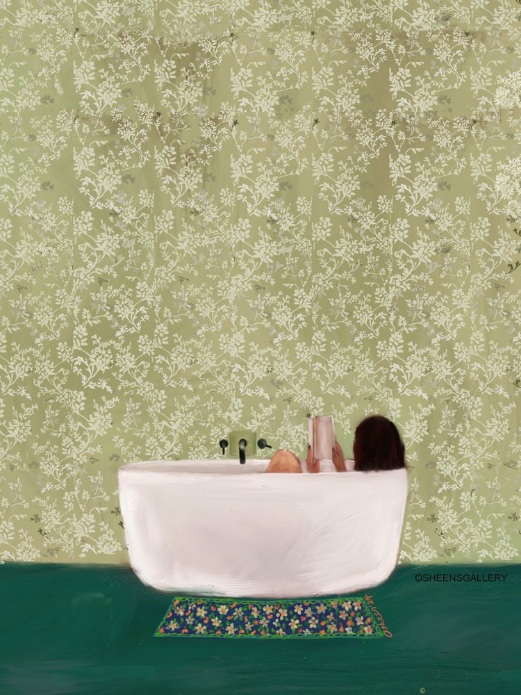 Un bagno rilassante da Osheensgallery
