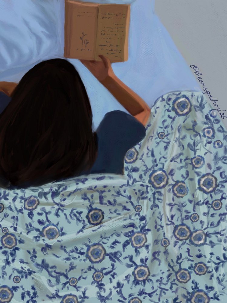 Accogliente lettura a letto da Osheensgallery