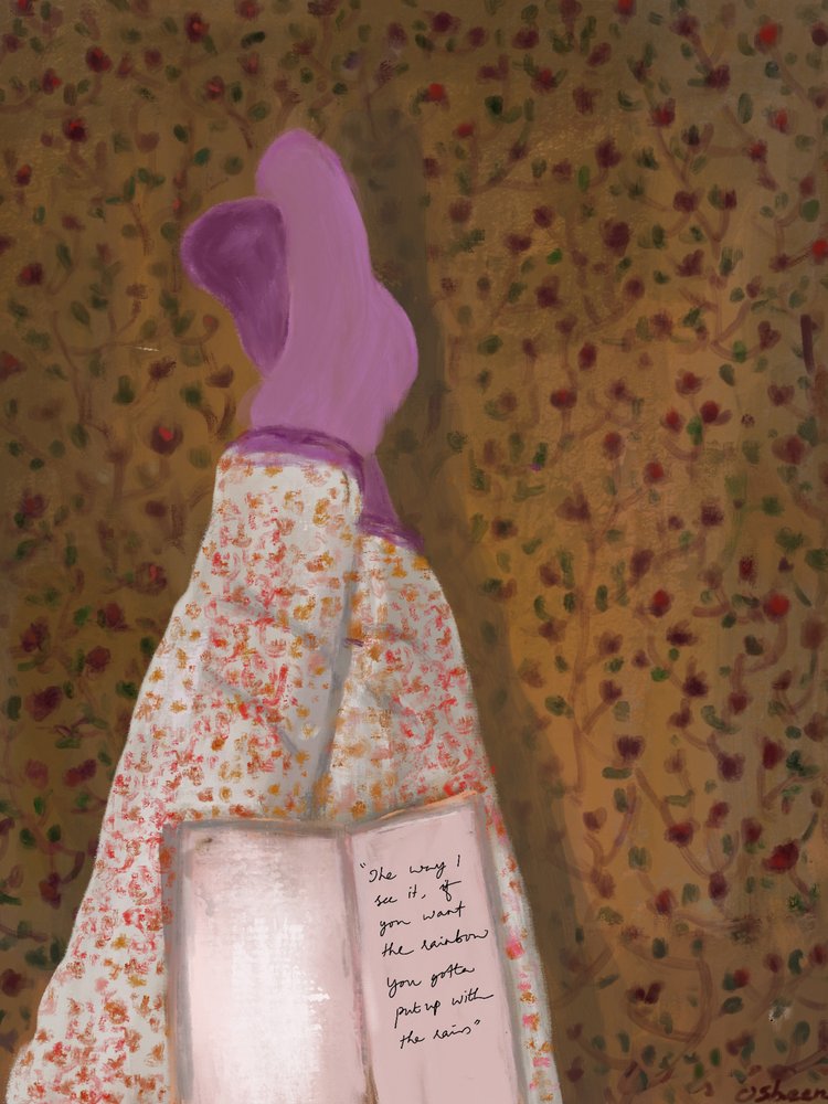 Gambe accoglienti durante la lettura da Osheensgallery
