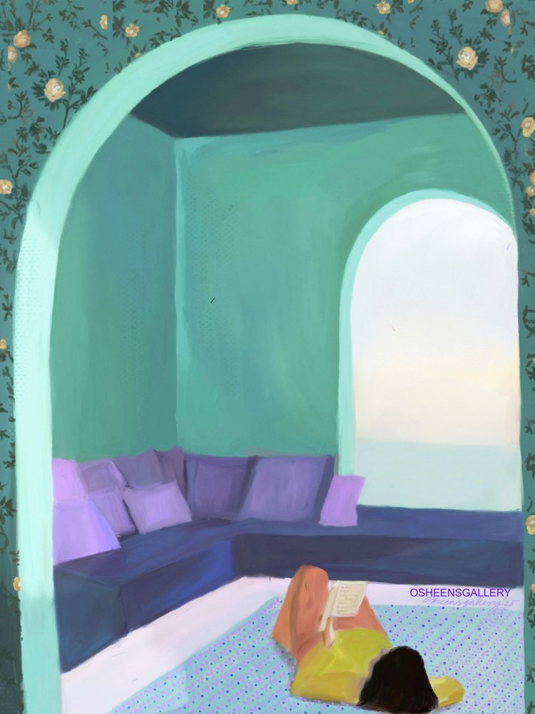 Angolo di lettura tranquillo da Osheensgallery