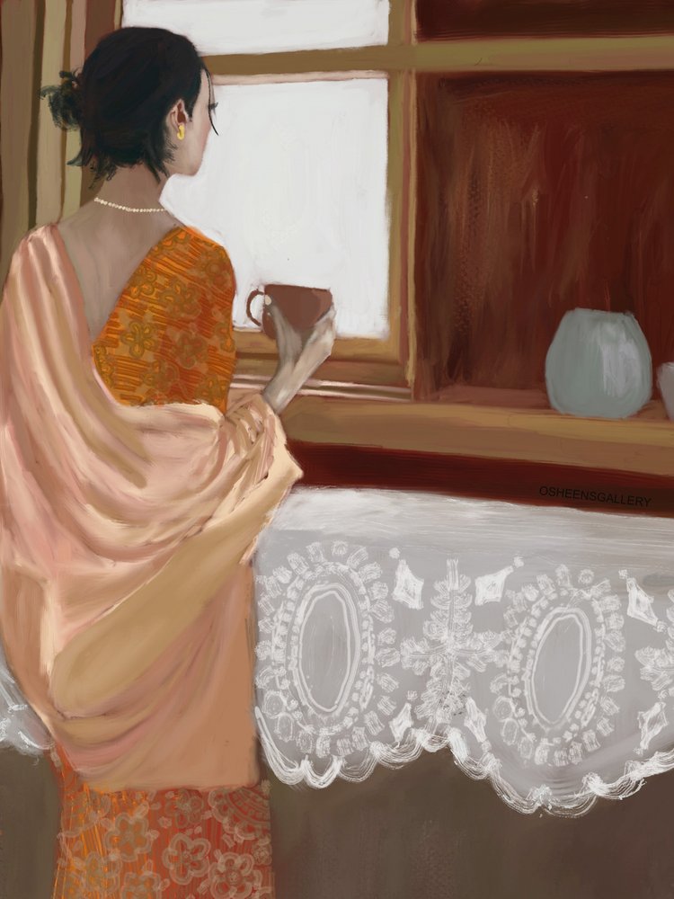 Silenziosa finestra mattutina da Osheensgallery