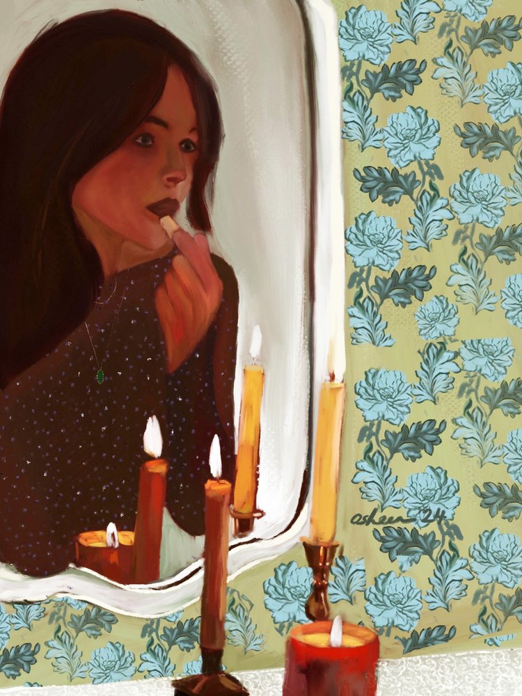 Soffice riflesso di luce di candela da Osheensgallery
