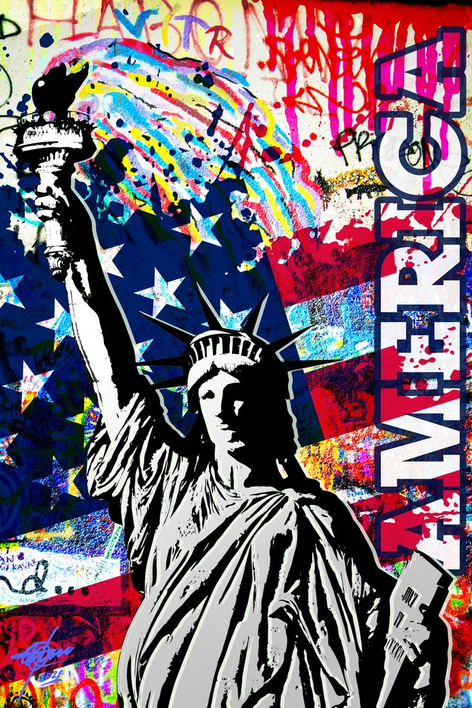 American Liberty Graffiti da Osvaldo Russo