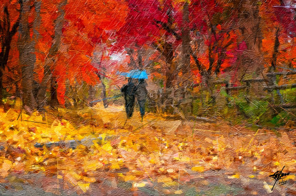 Passeggiata autunnale con l