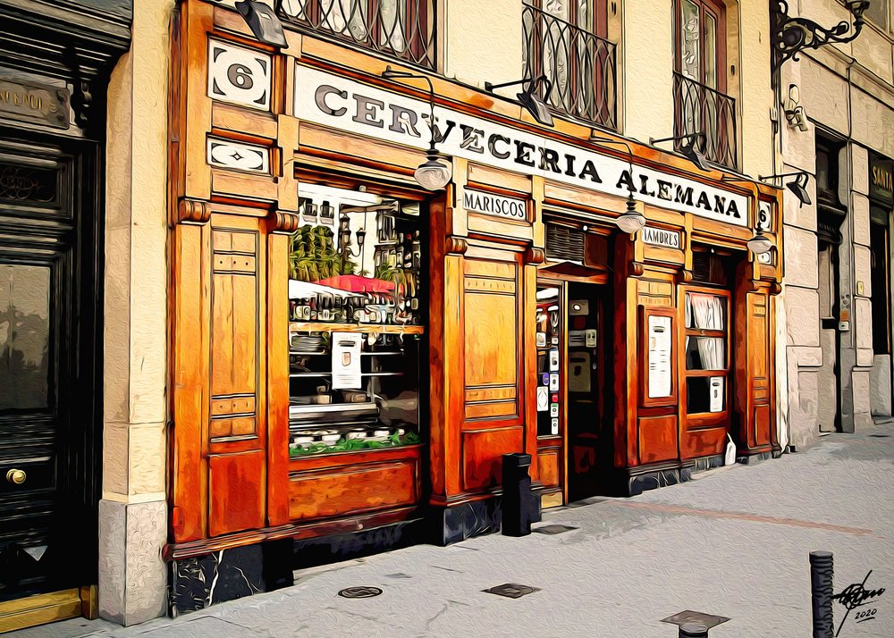 Birrificio tedesco di Madrid da Osvaldo Russo