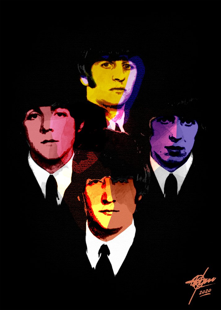 Ritratti colorati in stile Pop Art da Osvaldo Russo