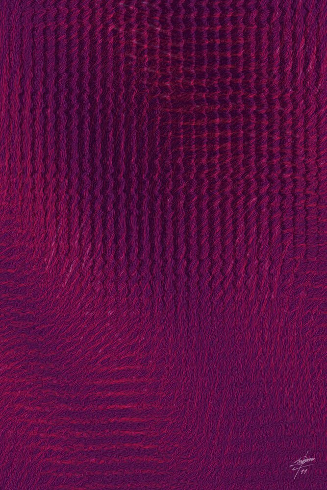 Onde in tessuto Deep Purple da Osvaldo Russo