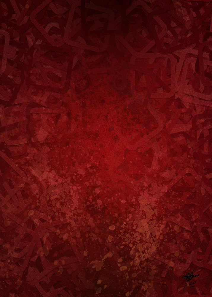 Macchie astratte rosso intenso da Osvaldo Russo
