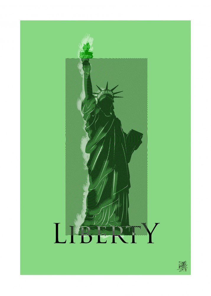 Il bagliore verde di Liberty da Osvaldo Russo